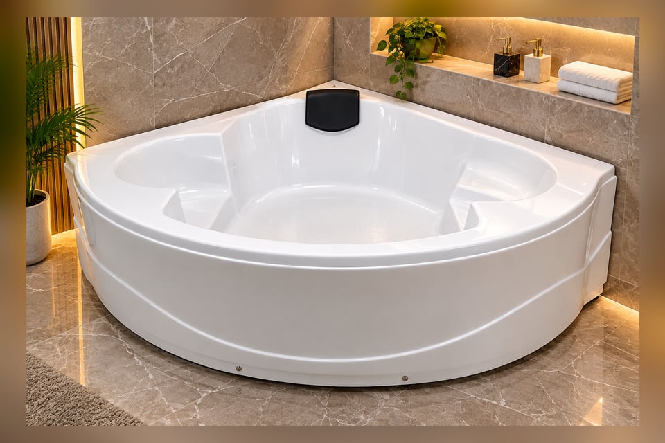 Corner Whirlpool Bathtubs Indus Bath