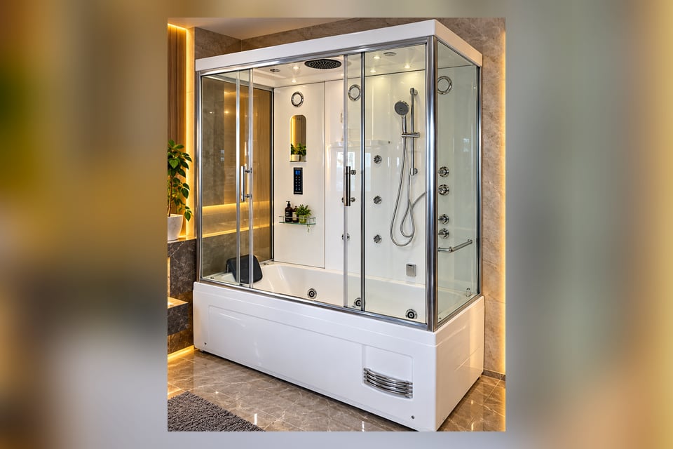 Luxury Glass Steam Shower Room Mumbai