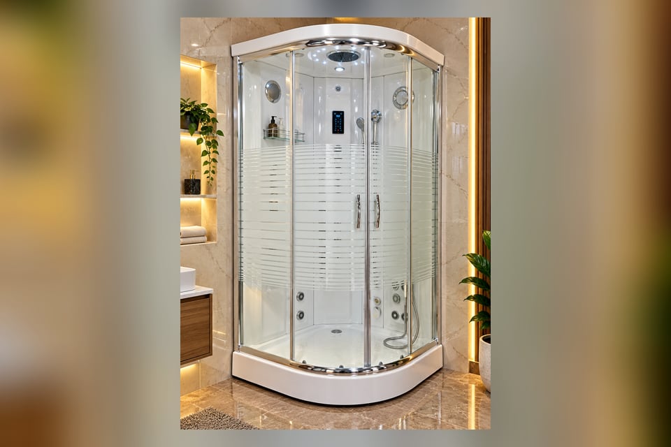 Glass Steam Shower Enclosure Indus Bath