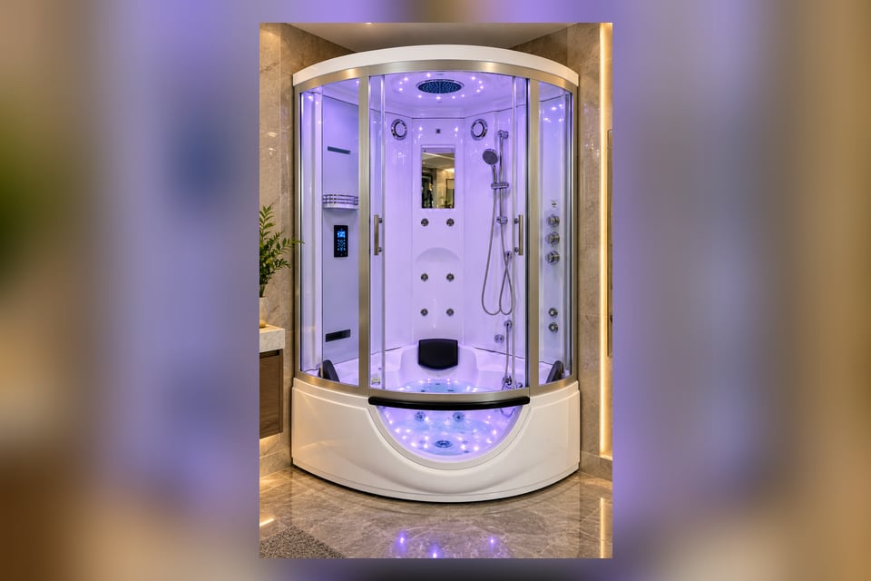 Glass Steam Shower Room